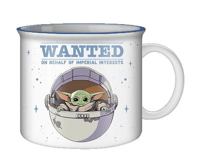 Star Wars: The Mandalorian Grogu Snack Time Ceramic Soup Mug | 24 Ounces