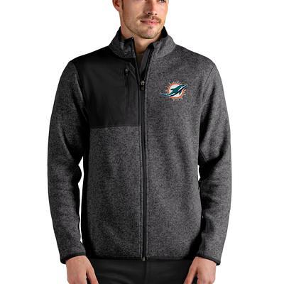 Antigua Women's Miami Dolphins Fortune Black Pullover Jacket