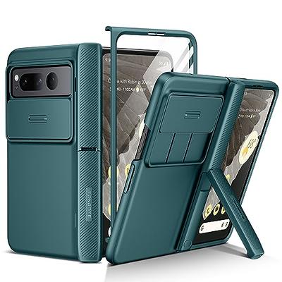 Tongate for Pixel Fold Case, [Built-in Slide Camera Cover & Screen  Protector] [Hinge Protection] Military Grade Matte Phone Case with Hidden  Kickstand for Google Pixel Fold 5G (2023), Green - Yahoo Shopping