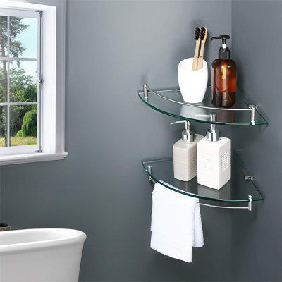 Adinda 5 Shelves Triangle Corner Shelf