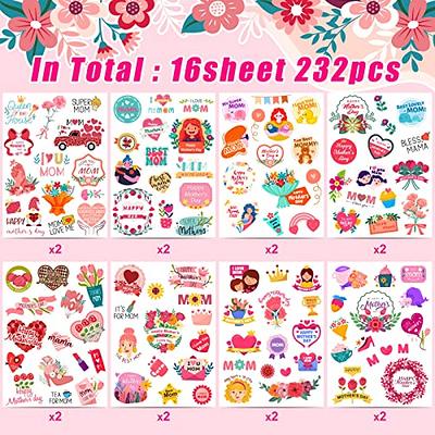 Happy Mothers Day Stickers, 16 Sheets Cute Mom Stickers for Mother's Day  Gift Cards Labels Party Gift Decorations - Yahoo Shopping