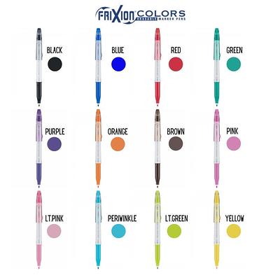 12pcs Double Ended Disappearing Ink Fabric Marker Pen - 140x10mm