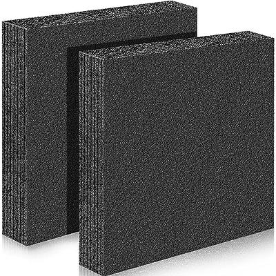 8 Pcs Packing Foam Sheets Customizable Polyurethane Foam Pad 0.5 Inch 1  Inch Thick Polyurethane Foam Sheet Black Foam Padding for Packing and  Crafts