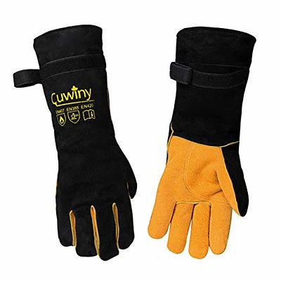 Work Gloves Leather Men Women Large Glove Gardening Tig/Mig Welding  Construction