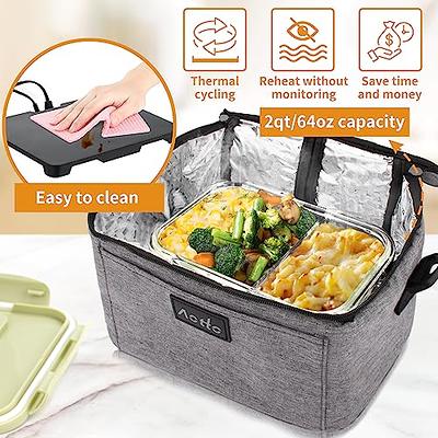 Portable Oven 3 in 1 Food Warmer Heated Lunch box, 12V 24V 110V Electric Heated  Lunch Box for Cooking and Reheating Food in Work, Car, Truck, Camping -  Yahoo Shopping