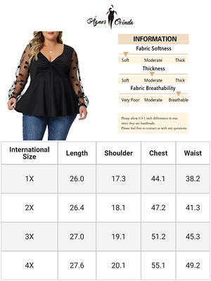 Unique Bargains Women's Plus Size Tops V Neck Boho Striped Babydoll Blouses