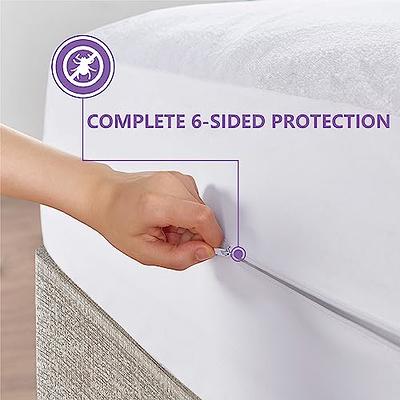 SureGuard Box Spring Encasement Waterproof King Mattress Protector 8-11  Depth