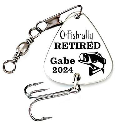 Retirement Gift Officially Retired Fishing Lure Personalized Retirement Fishing  Lure Retiree Gift For Retirement Personalized Name Company RETIRED-LURE -  Yahoo Shopping