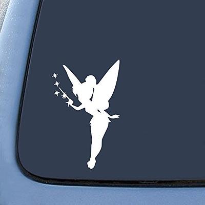 Fairy silhouette with Flower vinyl decal/sticker car truck window