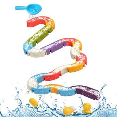  Tiyol Duck Slide Bath Toys, Wall Track Building Set