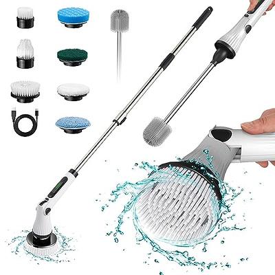Electric Spin Scrubber, Cordless Cleaning Brush with 7 Replaceable Brush  Heads Power Shower Scrubber Electric Spin Brush Adjustable Extension Handle  for Bathroom, Tub, Tile, Floor - Yahoo Shopping