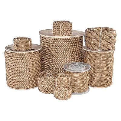 Jute Rope 1 in x 30 ft Natural Hemp Rope Twisted Manila Rope for Crafts,  Nautical, Tug of War, Railing, Hammock, Swing - Yahoo Shopping