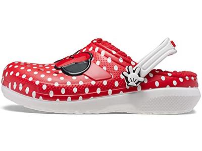 Crocs Kids Classic Lined Disney Clogs, Mickey and Minnie Mouse ...