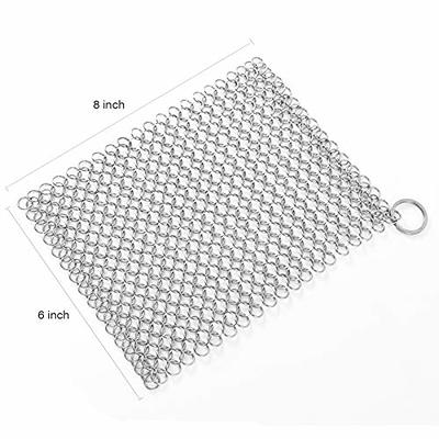 Chain Mail Scrubber - 8 x 8 Cast Iron Cleaner