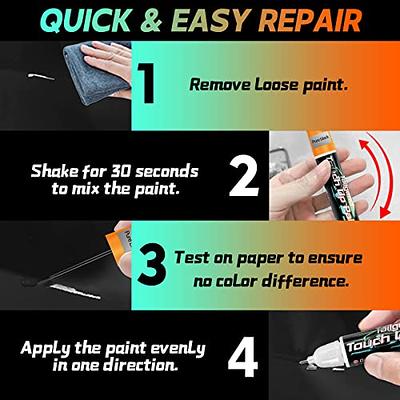  Carfidant Car Scratch Remover Kit - Buffer Pad & Microfiber  Towel, Repairs Deep Scratches & Swirls On Any Color Paint : Automotive