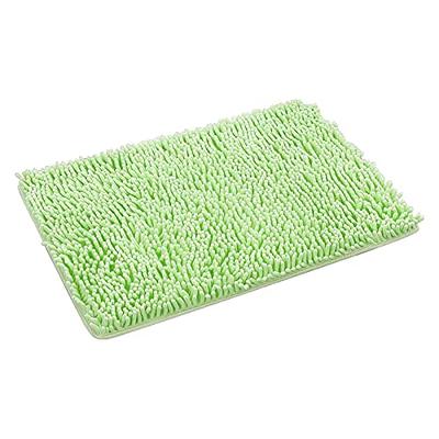 LBS Bath Mat for Bathroom Green Boho Bathroom Rugs Non Slip Cute Leaves Small  Bath Rug Soft Absorbent Washable Carpet for Tub Shower Doormat Decor 