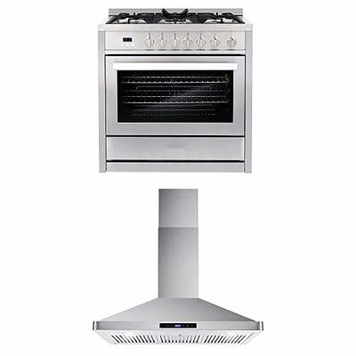 Cosmo COS-63190S Wall Mount Stainless Steel Range Hood with Touch