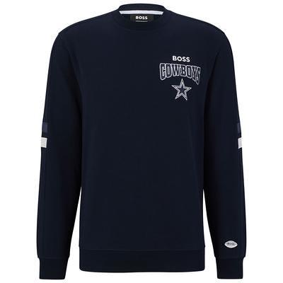 Girls Youth Navy/White Dallas Cowboys Game Day Crossback Raglan T-Shirt