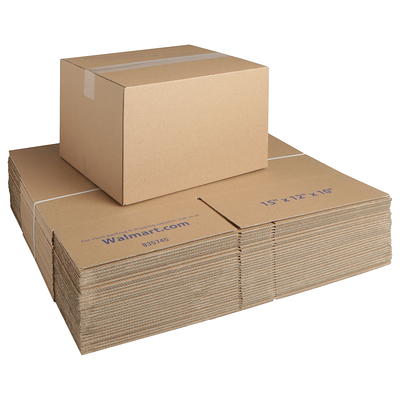 Pen + Gear Medium Moving Boxes, 19L x 14W x 17H, Kraft 