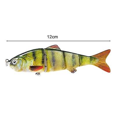 Sinknap Fishing Lure Bait Triple Reinforced Hook Realistic 3D Multi-Jointed  Bass Fishing Lure Bait with Triple Reinforced Hook for Life-Like Slow  Sinking Swimbaits E - Yahoo Shopping