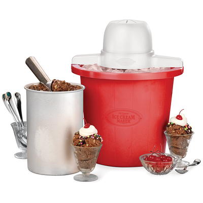 Nostalgia 4-Quart Electric Ice Cream Maker in the Ice Cream Makers  department at