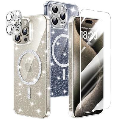 Glitter Clear MagSafe iPhone 15 Pro case