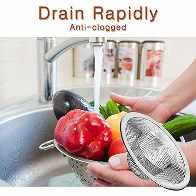 Metal Mesh Hole Design Sink Strainer Basket Drain Bathtub