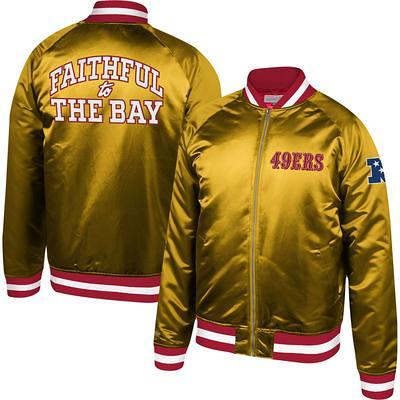 Men's Cutter & Buck Gray San Francisco 49ers Big Tall Adapt Eco Knit Full-Zip Raglan Jacket