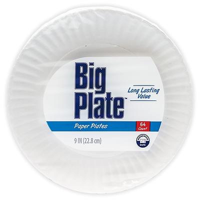 Dixie 10 inch Paper Plates, Dinner Size Printed Disposable Plate, 204 Count (3 Packs of 68 Plates)