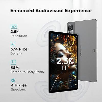DOOGEE Android 13 Tablets T30 PRO 8580mAh Android Pad, 11inch 2.5K,  15GB+256GB Octa-Core Gaming Tablet, Hi-Res Quad Speakers, 20MP Camera, TÜV  Low