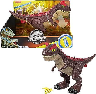  Fisher-Price Imaginext Jurassic World T. rex Dinosaur Toy with  Owen Grady Figure, Light-Up Eyes & Chomping Action for Ages 3+ Years,  7-Piece Set ( Exclusive) : Toys & Games