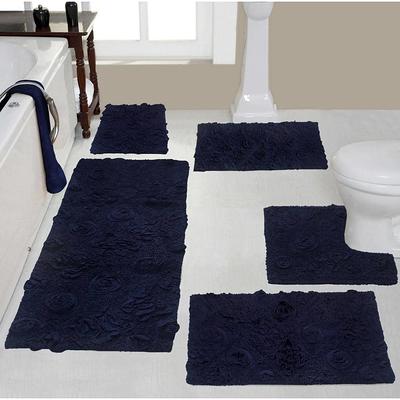 Cotton Bath Set - Blue