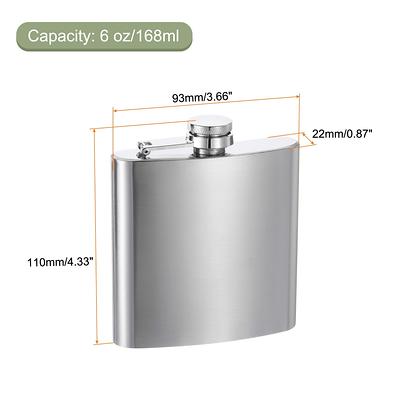 6oz Stainless Steel Hip Flask