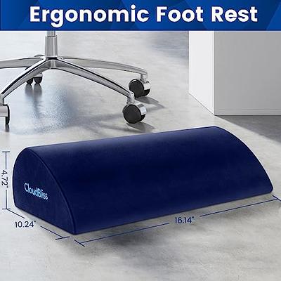 Rocking Foot Rest Under Desk, Detachable Office Feet Rest Non-Skidding  Ergonomic Foot Stool Under Desk with Massage Rollers for Office Home Work -  Yahoo Shopping