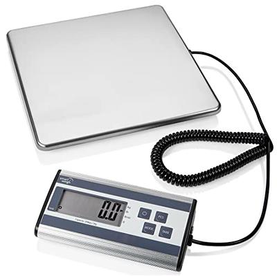 Weight Scale 660lbs Digital Floor Platform for Weighing Package Shipping  Mailing Postal Scale with LB/KG Price Calculator