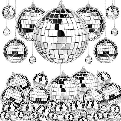 30 Pcs Mirror Disco Ball Different Sizes Hanging Disco Ball with Rope 70s  90s Party Mini Balls Ornaments Reflective Disco Ball for Wedding Party Cake  Decor (3.94/3.15/1.97/1.18 Inches) - Yahoo Shopping