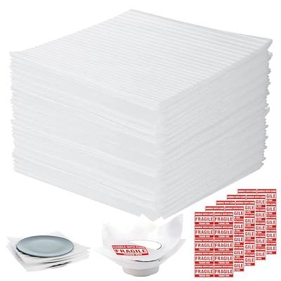 Ericotry 100 Pcs 4 X 6in Foam Wrap Sheets Cushioning Foam Pouches Moving  Wrap Foam Packing Sheets to Protect Small Items and Glassware Moving and