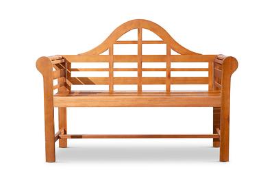 Style Selections 46.85-in W x 35.43-in H Natural Garden Bench