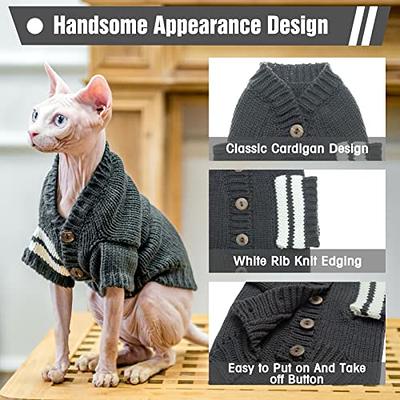 Designer Cat Sweater | LV Sweater for Sphynx, Designer Sweater