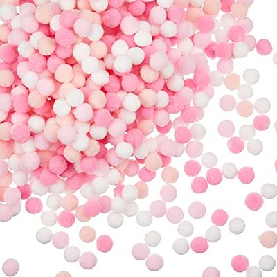 Small Pom Poms in Pink Colour/craft Pom Pom Ball/poly Wool Pom