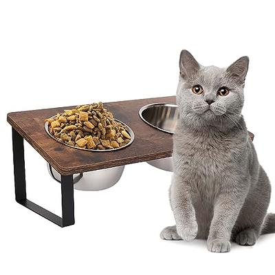 ASEWOTOS Elavated Dog Bowls,Bamboo Adjustable Elevated Dog Bowl for Medium  Dogs and Cats,Samll Dogs and Cats,Bamboo Pet Food Bowl Stand with 4  Stainless Steel Dog Food Water Bowls - Yahoo Shopping