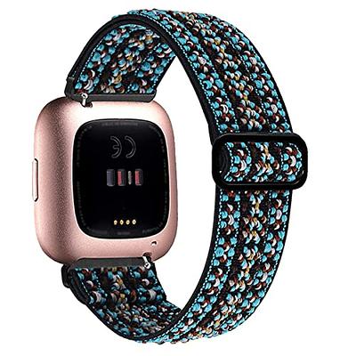 CAGOS Cute Bracelet Compatible with Fitbit Versa 2/Fitbit Versa/Versa Lite  Bands Women, Handmade Beaded Elastic Replacement Bands Accessories Straps  for Special Edition Versa Watch (Rose Gold) - Yahoo Shopping