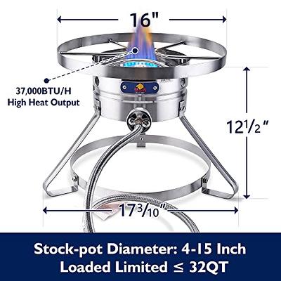 High Output Portable Propane Burner, Outdoor Stoves