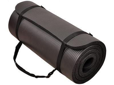 Primasole Yoga Mat with Carry Strap for Yoga Pilates Fitness and Floor  Workout at Home and Gym 1/4 thick (Black Color) PSS91NH004A - Yahoo Shopping