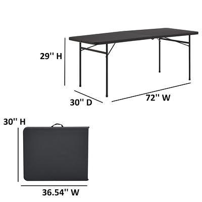 Mainstays Indoor Single Folding TV Tray Table - Walnut L 19 x W 15 x H 26