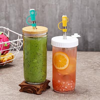 7PCS Straw Cover for Stanley 40&30 Oz Cup, 10mm Silicone Straw Covers Cap  for Stanley Cup Accessories, Cute Cloud Flower Straw Topper for Tumblers