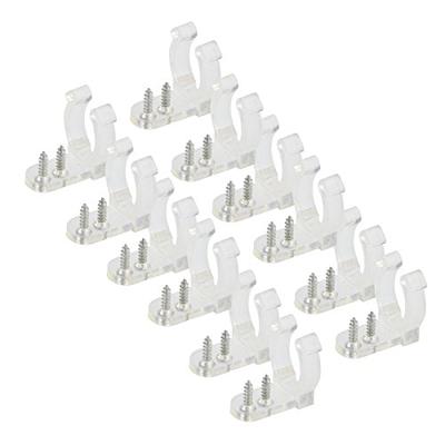 Meccanixity Rope Light Mounting Clips, 50 Pack Wall Channel