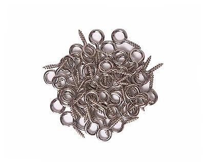 200pcs/box Eye Screws Metal Screw Eye Pins Eyelet Small Eye Hooks