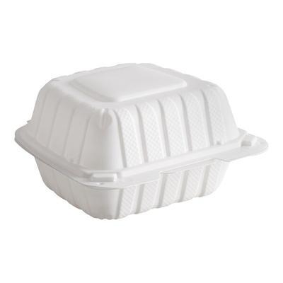 Dart 32MJ48 32 oz. White Foam Food Container - 500/Case