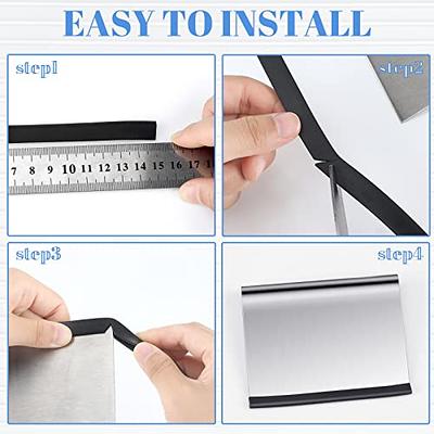 Black Rubber U Channel Edging Trim Seal Door Window Edge Protector Strip  U-shape